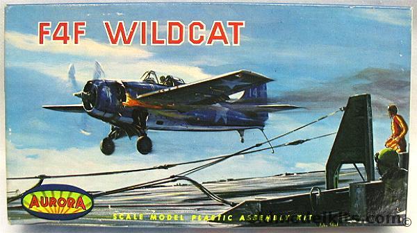 Aurora 1/65 F4F Wildcat, 497-50 plastic model kit